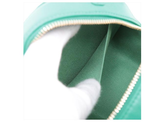 Borsa a spalla in pelle di agnello CHANEL 19 con catena Verde - vista 8