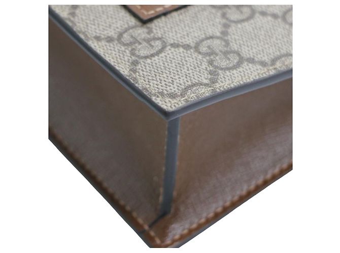 Gucci Cinto Sling de couro GG Monogram Marrom - vista 15