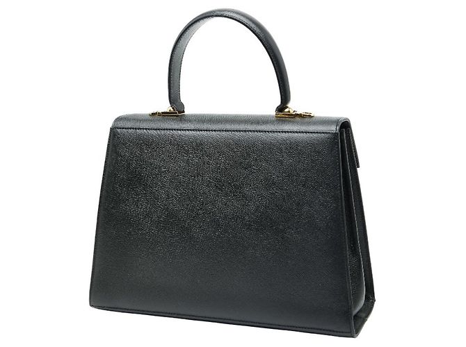 Borsa a mano/spalla Gancini Salvatore Ferragamo Nero - vista 2