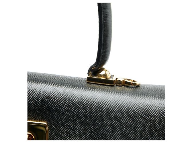 Borsa a mano/spalla Gancini Salvatore Ferragamo Nero - vista 8