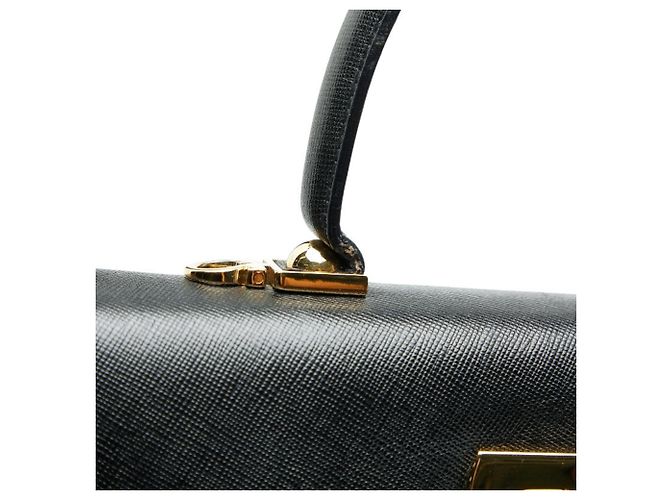 Borsa a mano/spalla Gancini Salvatore Ferragamo Nero - vista 9