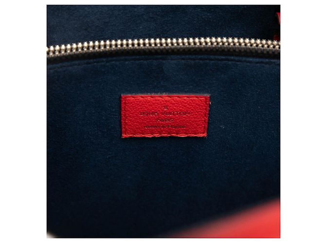 Borsa Tote Epi Twist di Louis Vuitton Rosso Blu navy - vista 5