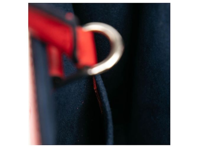Borsa Tote Epi Twist di Louis Vuitton Rosso Blu navy - vista 6
