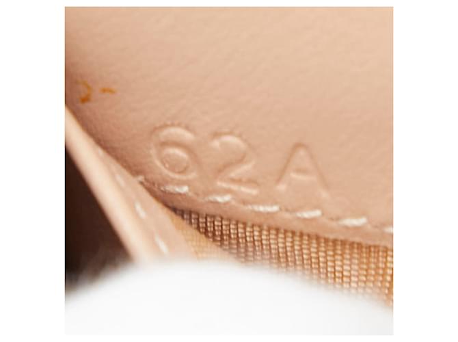 Vitello Prada Dreifach-Compact-Geldbörse Beige - Ansicht 9