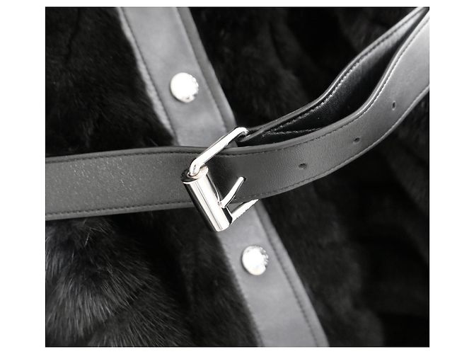 Louis Vuitton Nerzfutterweste Schwarz - Ansicht 2