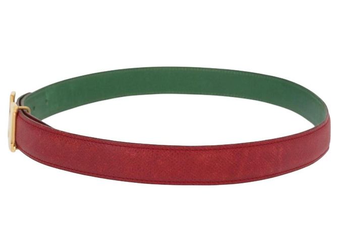 Hermès Hermes Constance Belt Leather Medium Red - view 3
