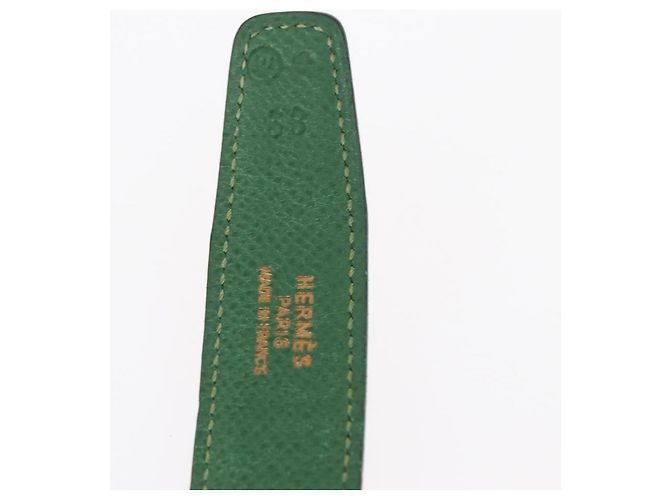 Hermès Hermes Constance Belt Leather Medium Red - view 6