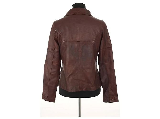 Hartford Braune Lederjacke - Ansicht 4