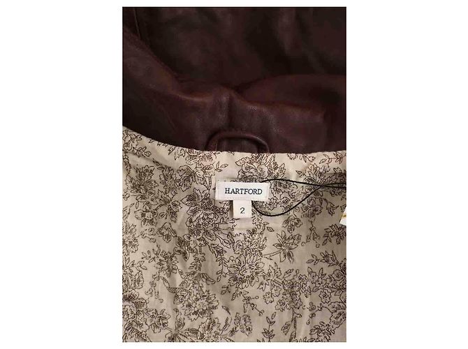 Hartford Braune Lederjacke - Ansicht 5