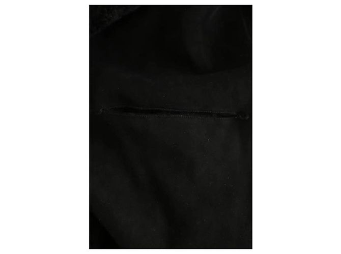 Swildens Abrigo de cuero negro - vista 6