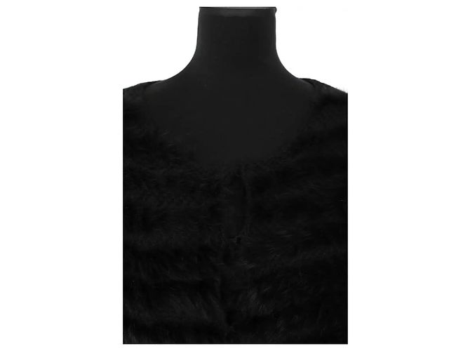 Pinko Cárdigan de piel negro - vista 2