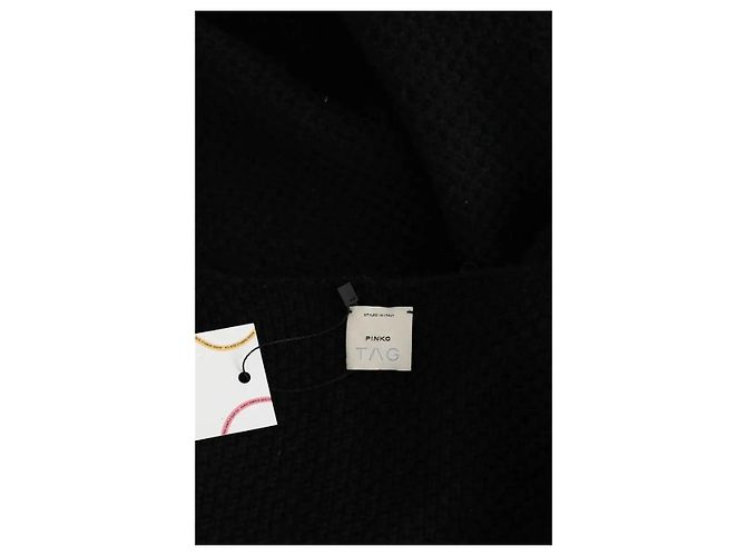 Pinko Cárdigan de piel negro - vista 5