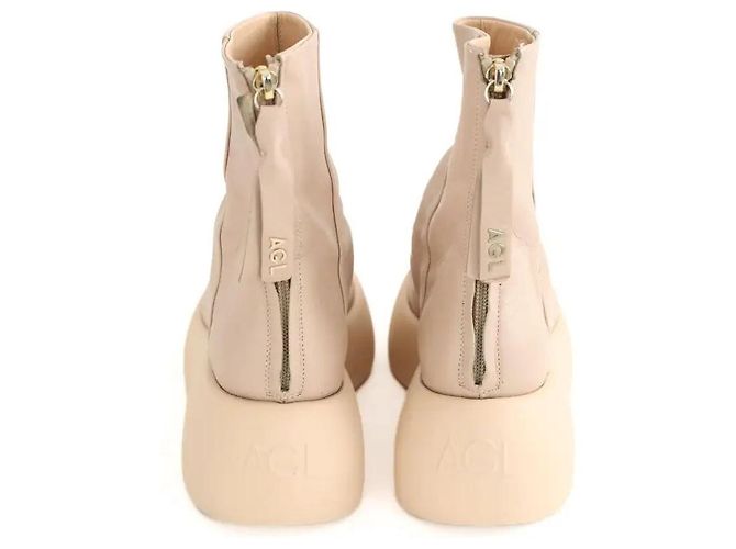 Bruno Magli Botas de cuero rosa - vista 2
