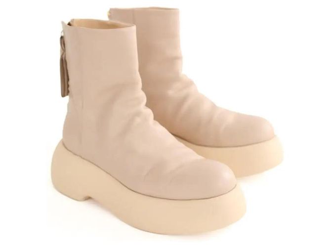 Bruno Magli Botas de cuero rosa - vista 3