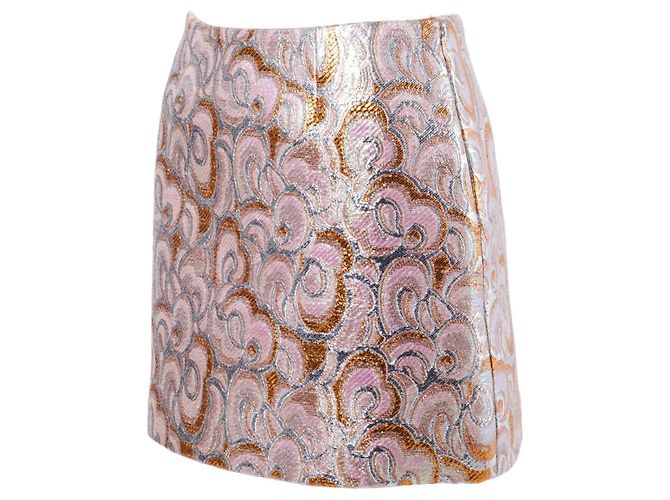 Falda Mini Miu Miu – Años 10 Rosa - vista 2