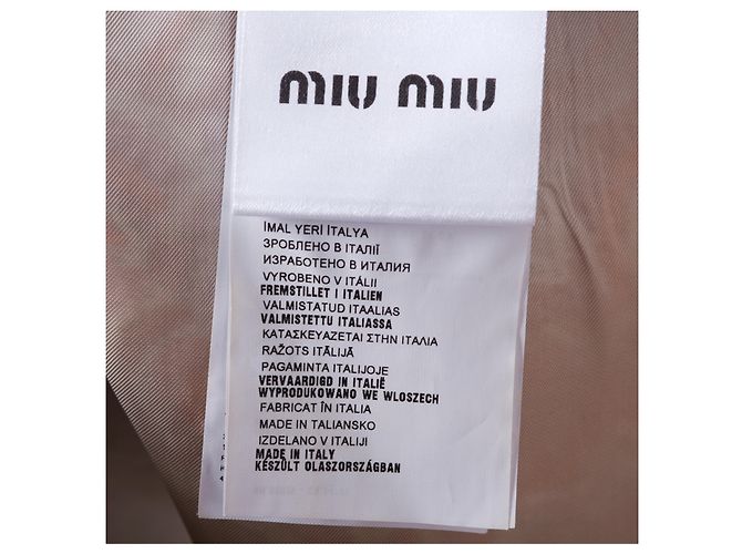 Falda Mini Miu Miu – Años 10 Rosa - vista 6