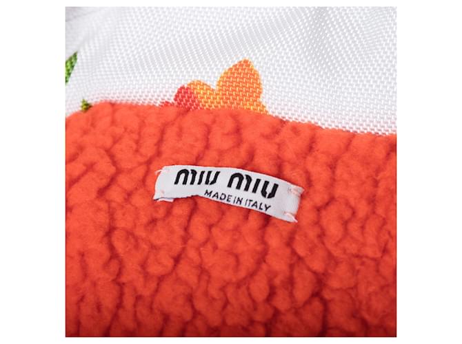 Miu Miu florale technische Cape Weiß - Ansicht 12
