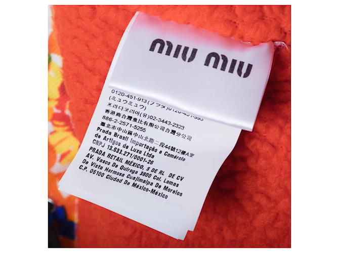 Miu Miu florale technische Cape Weiß - Ansicht 14