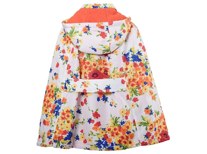 Miu Miu florale technische Cape Weiß - Ansicht 3