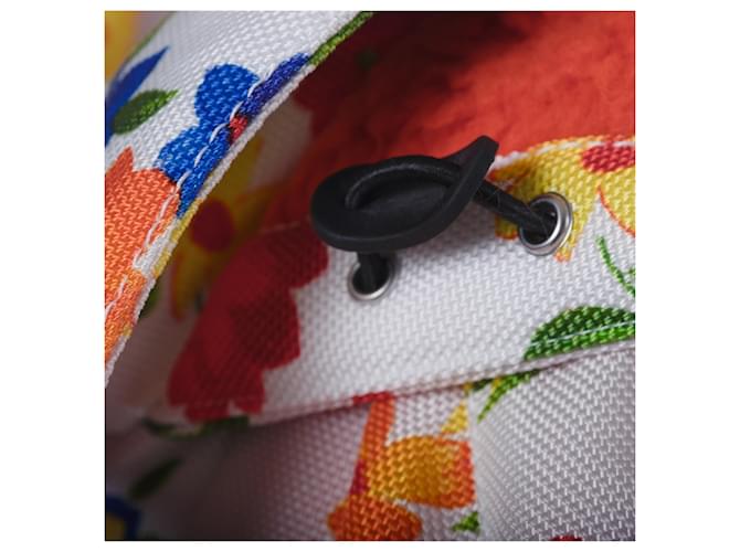 Miu Miu florale technische Cape Weiß - Ansicht 8