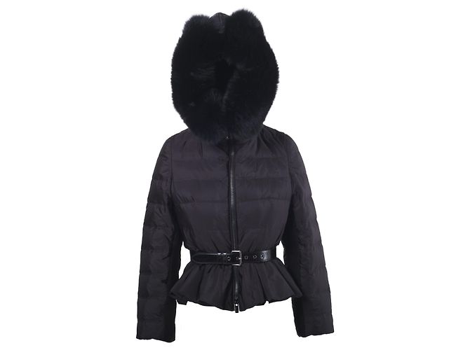 Giacca Puffer Miu Miu Nero - vista 2