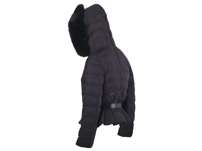 Giacca Puffer Miu Miu Nero - vista 3