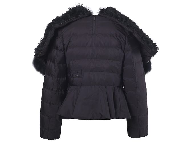 Giacca Puffer Miu Miu Nero - vista 4