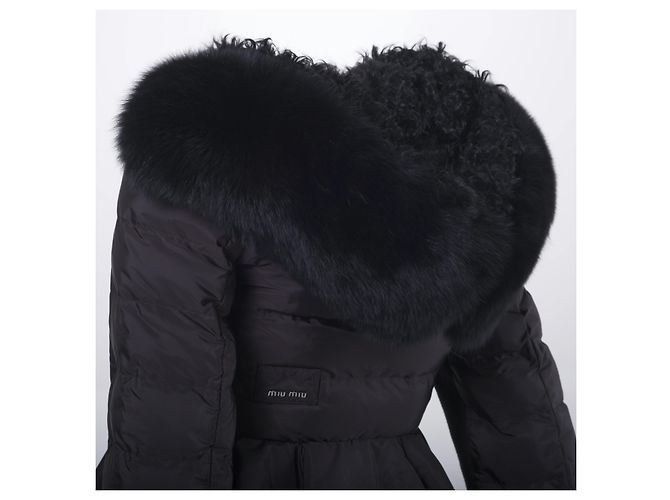 Giacca Puffer Miu Miu Nero - vista 5