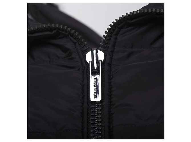 Giacca Puffer Miu Miu Nero - vista 7