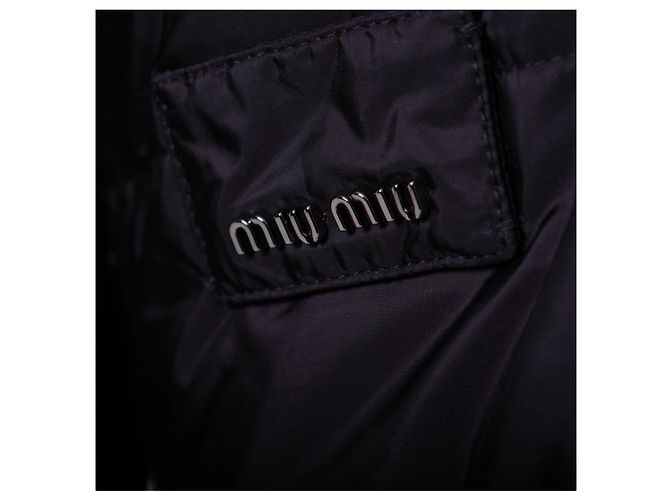 Giacca Puffer Miu Miu Nero - vista 9