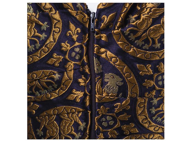Vestido A-Line de Jacquard Miu Miu Verde - vista 6