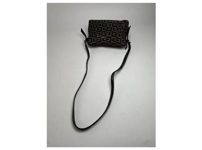 Vintage Givenchy Monogram Schultertasche Braun - Ansicht 7