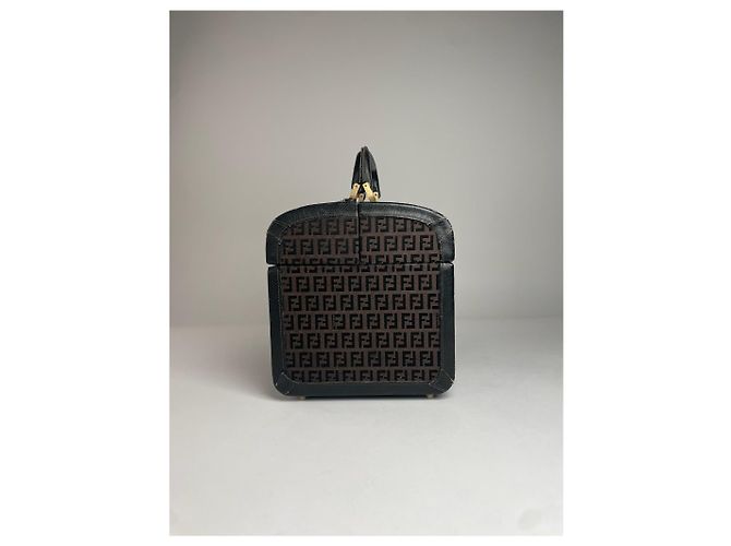 Valigia da Viaggio Vintage Fendi Roma Monogramma FF Marrone - vista 10