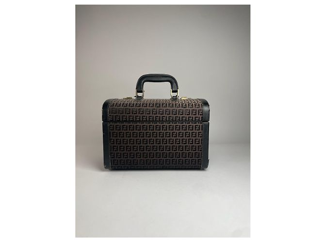 Valigia da Viaggio Vintage Fendi Roma Monogramma FF Marrone - vista 12