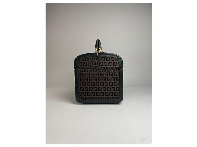 Valigia da Viaggio Vintage Fendi Roma Monogramma FF Marrone - vista 9