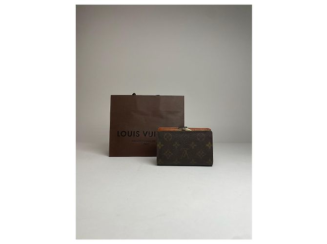 Vintage Louis Vuitton Leather Monogram Wallet Brown - view 2