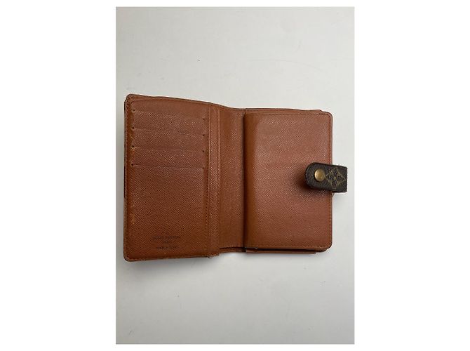 Vintage Louis Vuitton Leather Monogram Wallet Brown - view 4