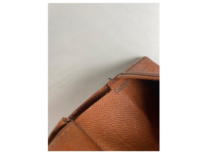 Vintage Louis Vuitton Leather Monogram Wallet Brown - view 5
