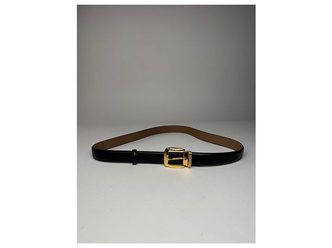 Cintura in pelle vintage Givenchy nera Nero - vista 6