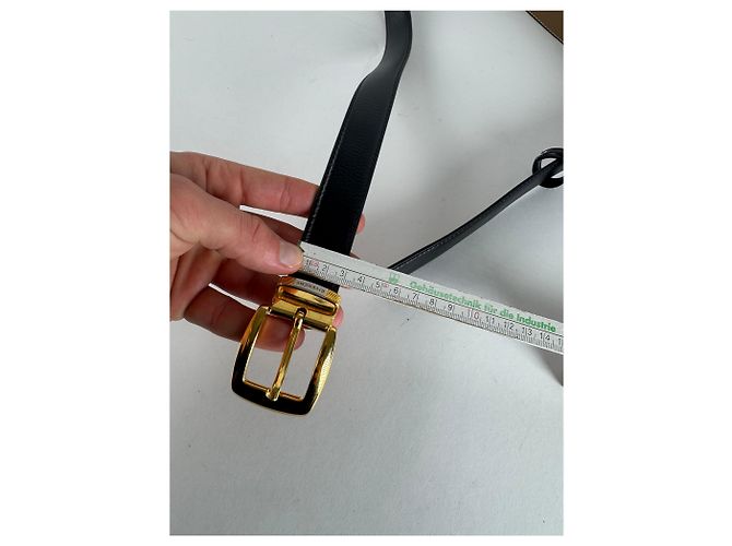 Cintura in pelle vintage Givenchy nera Nero - vista 8