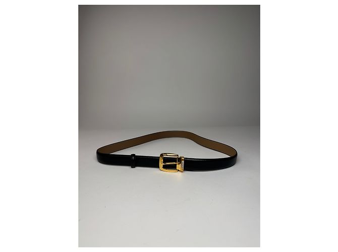 Cintura in pelle vintage Givenchy nera Nero - vista 9