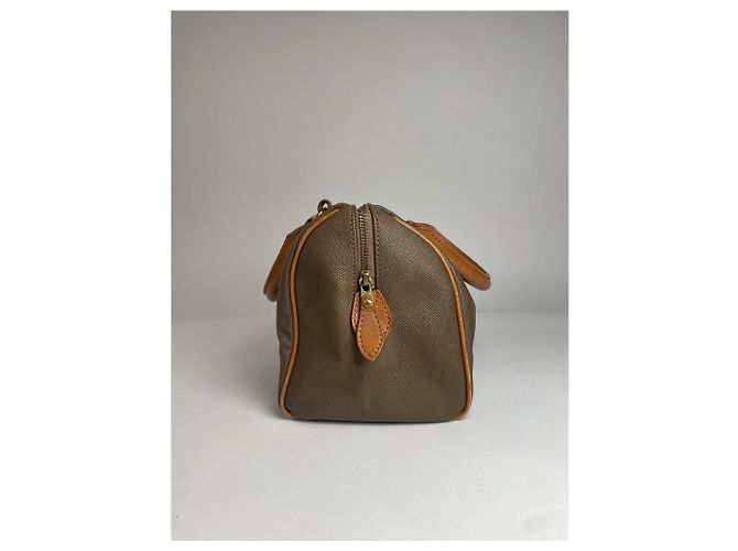 Vintage Courreges Lederhandtasche braun - Ansicht 6