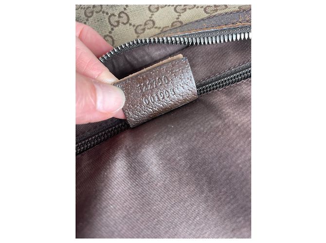 Vintage Gucci Croissant Multiway Monogram Tasche beige braun - Ansicht 4