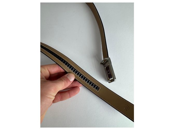 Vintage Cartier Ledergürtel schwarz - Ansicht 5
