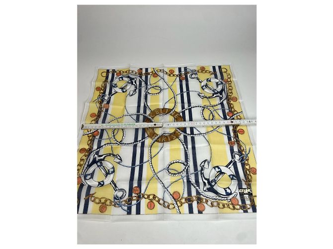 Céline Vintage Celine Schal Barock Gelb - Ansicht 4