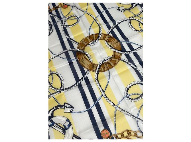 Céline Vintage Celine Schal Barock Gelb - Ansicht 6