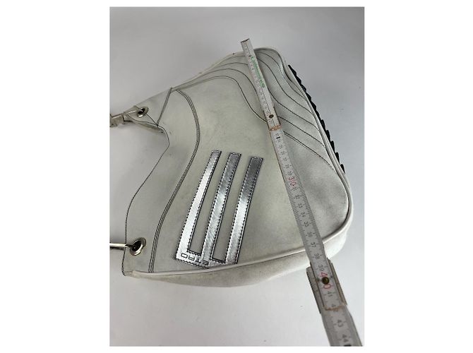 Vintage Etro Lederhandtasche Weiß - Ansicht 13