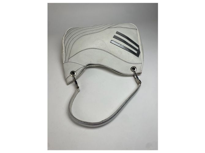 Vintage Etro Lederhandtasche Weiß - Ansicht 6