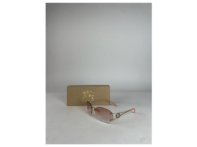 Céline Vintage Celine Paris Randlose Sonnenbrille Rosa Pink - Ansicht 10