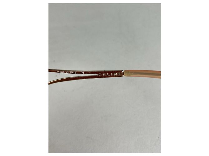 Céline Vintage Celine Paris Randlose Sonnenbrille Rosa Pink - Ansicht 4